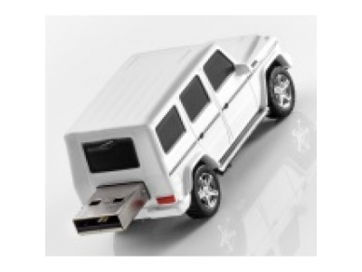 Флешка Mercedes-Benz G 65 USB Stick, 16GB, AMG, White/Black
