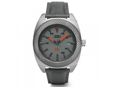 Наручные часы на солнечных батареях Audi Solar Watch Big, Quantum Grey