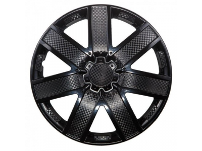 Колпаки колесные 14 дюймов Гелакси, черный глянец, карбон