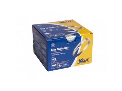 Хомут 16-27 мм (нержавеющая сталь) OBERKRAFT