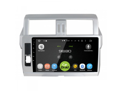 Штатная магнитола CarDroid RD-1116F для Toyota Land Cruiser Prado 150 2013-2017